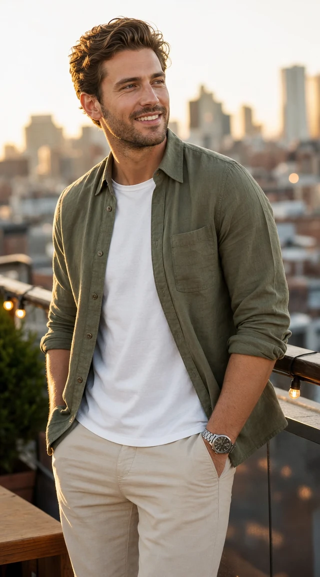 After: Rooftop Golden Hour