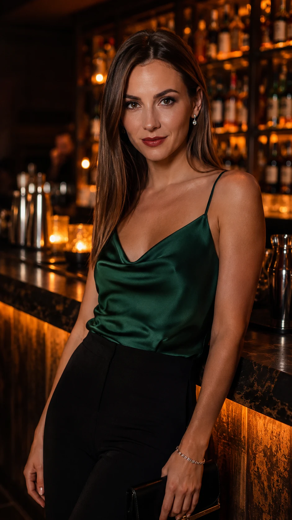 AI profile picture result: Cocktail Bar Night