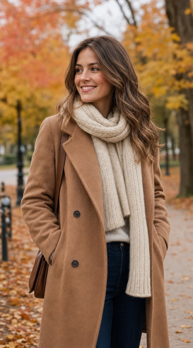 AI profile picture result: Park Autumn Leaves