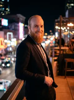 Natural dating profile photo created from the same person