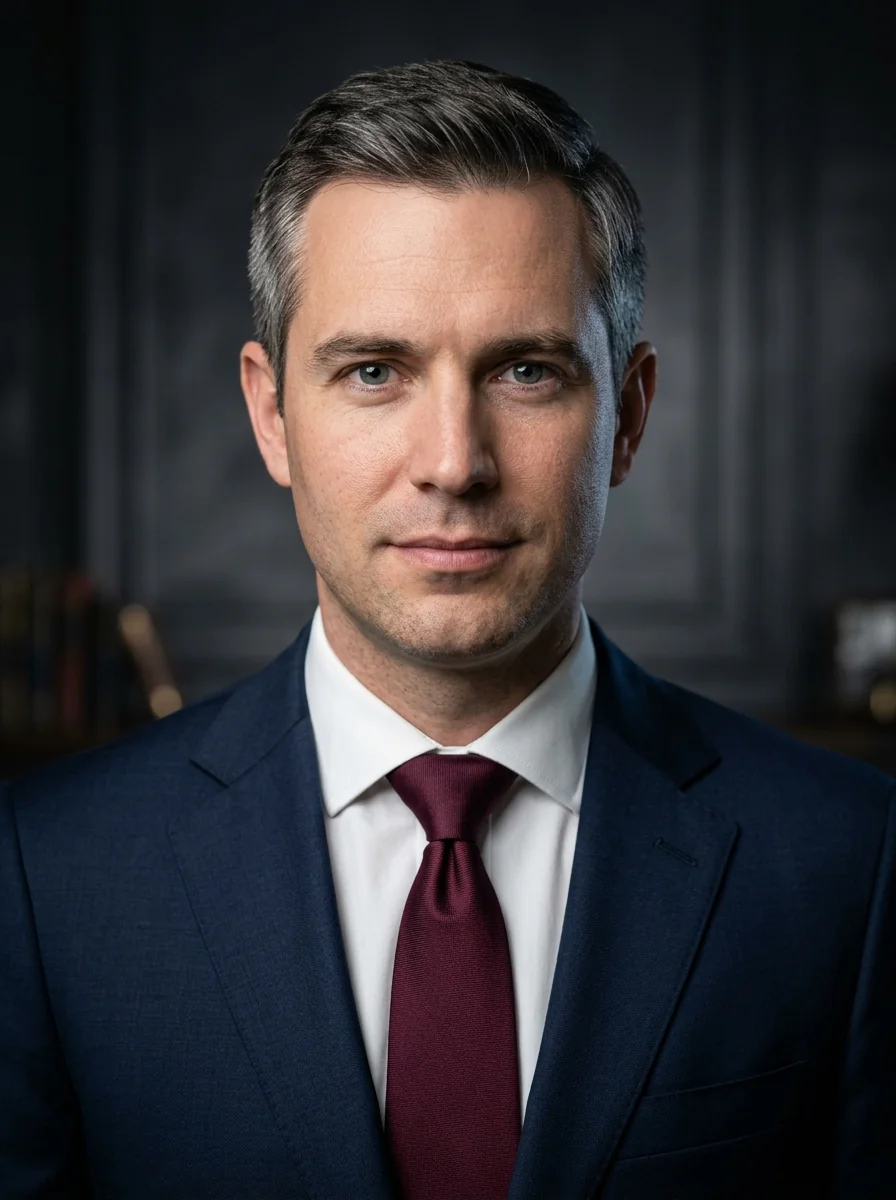 AI headshot template: Lawyer (male)