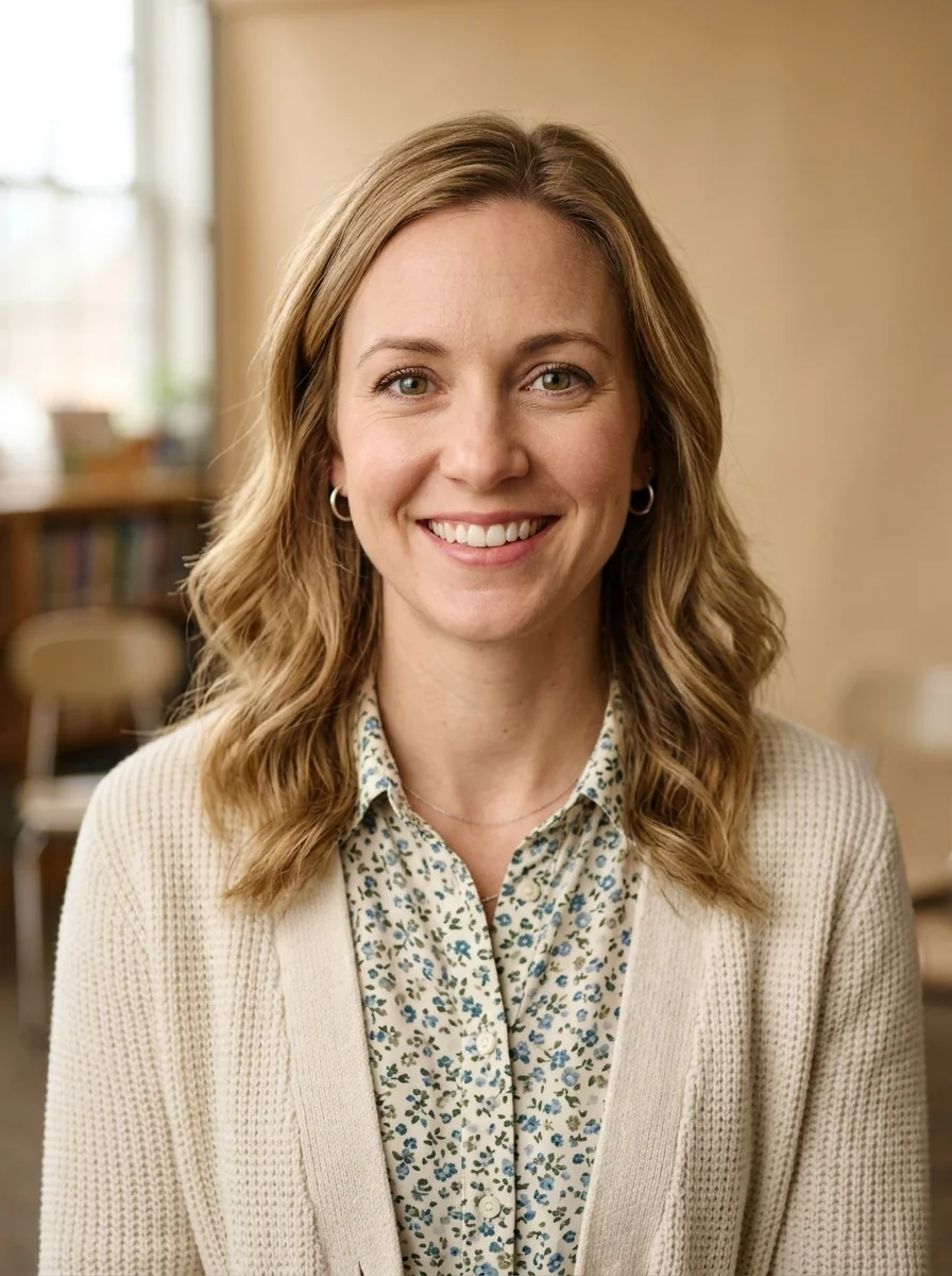 AI headshot template: Teacher / Educator (female)