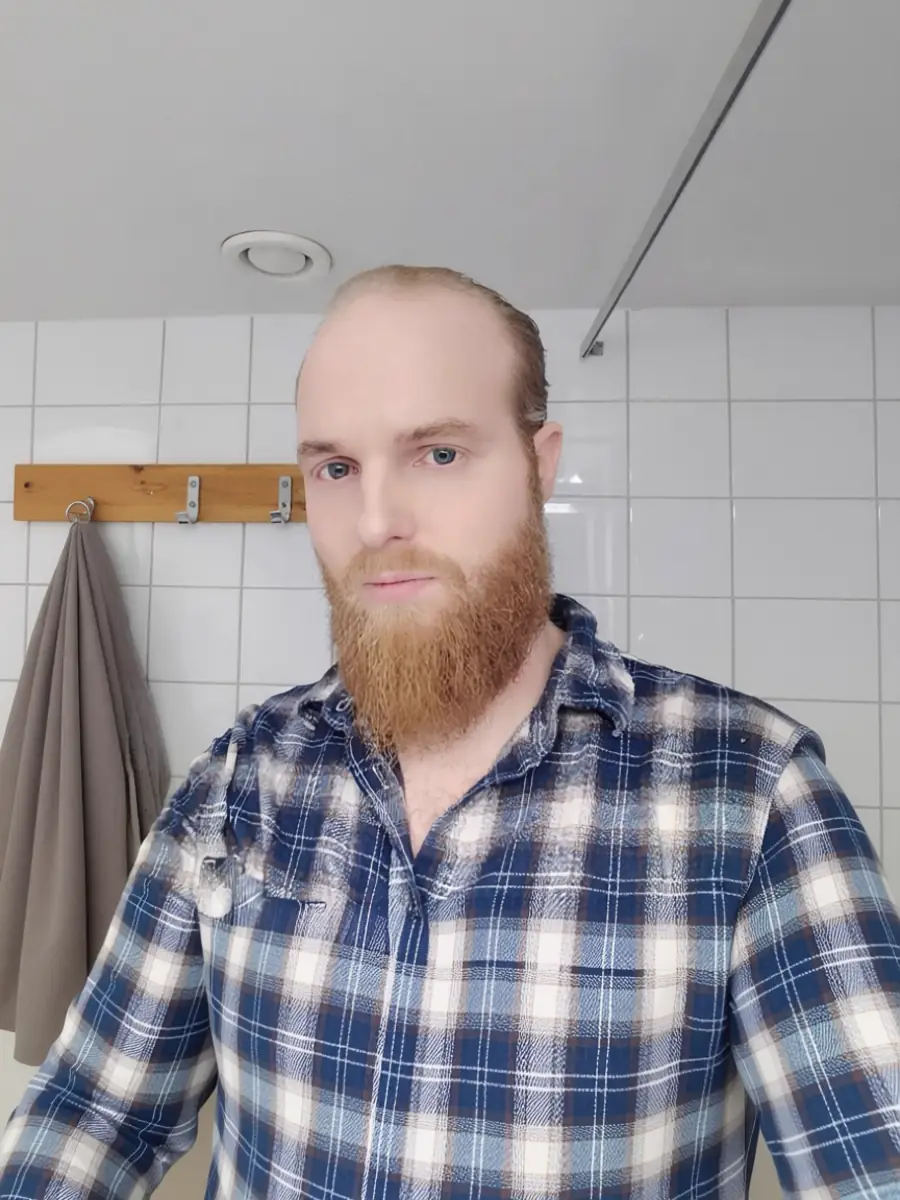 Before: Before and after AI pool resort dating photo transformation